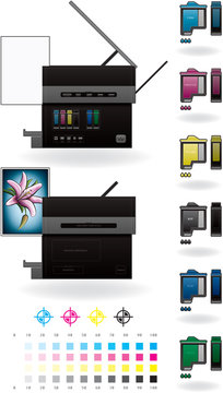 Office InkJet Printer/Photocopier