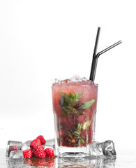 cocktail and ice