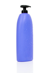 Purple shampoo bottle