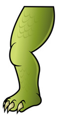 dinosaur leg