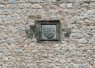 Château de Féraklos à Kritinia - Écusson de Pierre d'Aubusson