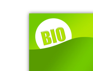 corner on paper with biosign