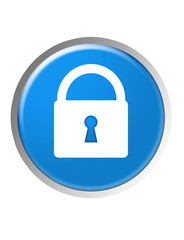 blue padlock icon