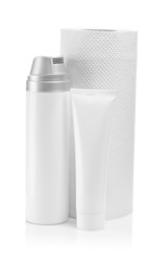 towel spray and tube