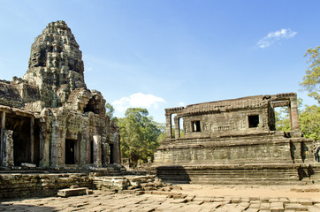 Naklejka premium angkor wat temple near siem reap cambodia