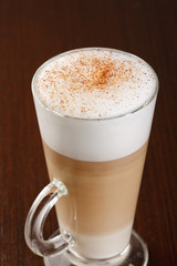Coffee Latte in a glass