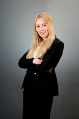 Young business woman