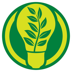 green bulb symbol