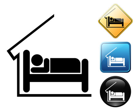 Hotel pictogram and signs