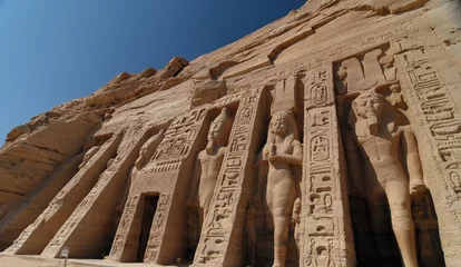 Foto auf Alu-Dibond Nefertari Temple at Abu Simbel © Pierre HELGER