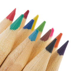 Obraz premium Wooden color pencils