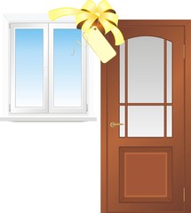 Sale of window and wooden door