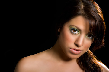 Fototapeta premium Woman looking at camera.
