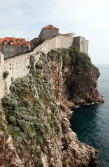 Fototapeta na wymiar Dubrovnik city walls