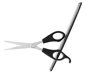 Comb and scissors