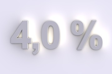 4,0 %