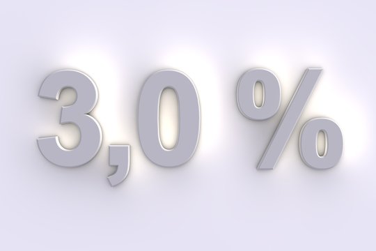 3 %
