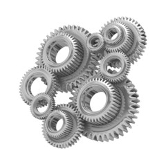 3d Stainless stell gear mechanism