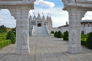 Temple through the archway