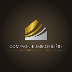 compagnie immobili&egrave;re logo, entreprise