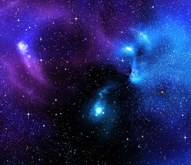 starry background of deep outer space © clearviewstock