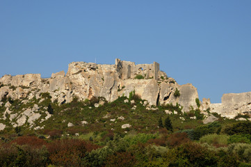Fototapeta na wymiar le château des Baux-de-Provence