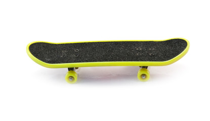 yellow skateboard