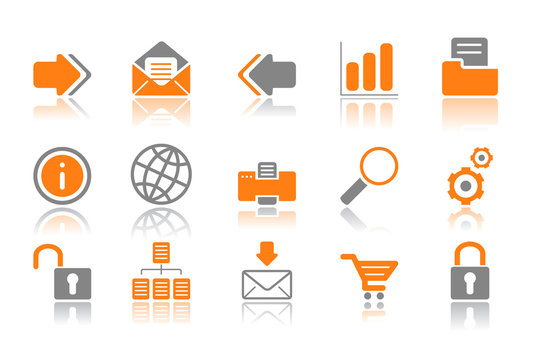 .Web And Internet Icons - Orange Series