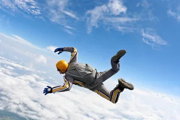 Fotobehang Skydiving photo © German Skydiver