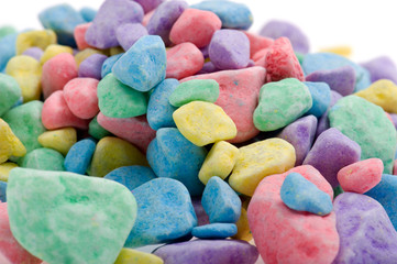 colored flowers for drainage macro