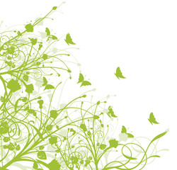 Abstract flower design