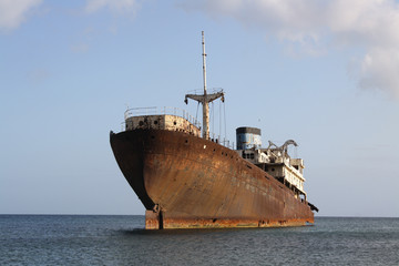 Old Wreck in the Port of Arrecife