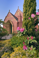 Church and gardens, Launceston, Tasmania