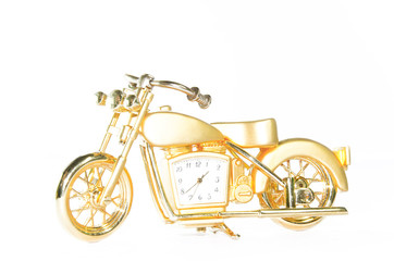 motorcycle with clock