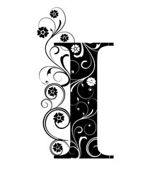 Verzierter Buchstabe I