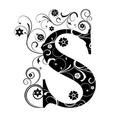 Verzierter Buchstabe S