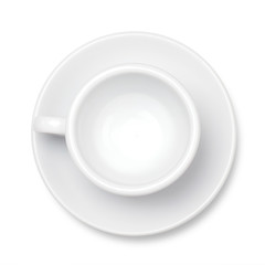 Empty coffee cup
