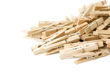 wooden clothespins