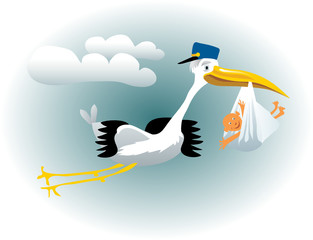stork baby