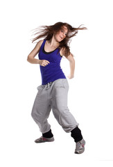 The hip-hop dancer