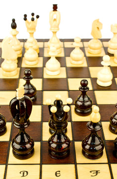 chess isolated on white background