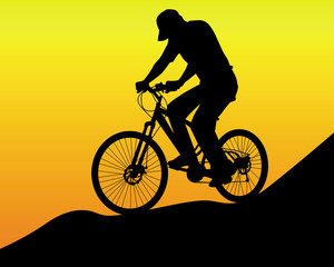 Fototapeta premium cyclist