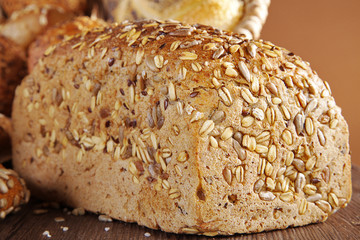 Vollkornbrot Nahaufnahme