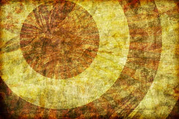 Concentric Ring Grunge Background