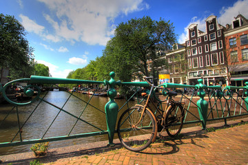 Fototapeta premium Amsterdam - Canaux