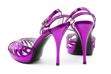 Purple shoes