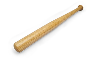 Baseball bat isolated over a white background