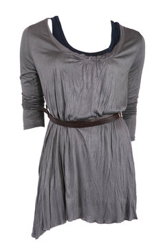 Elegant female tunic with belt