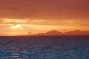 Ibiza formentera boat trip sunset Es Vedra Balearic