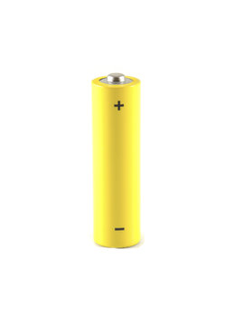 Single yellow battery